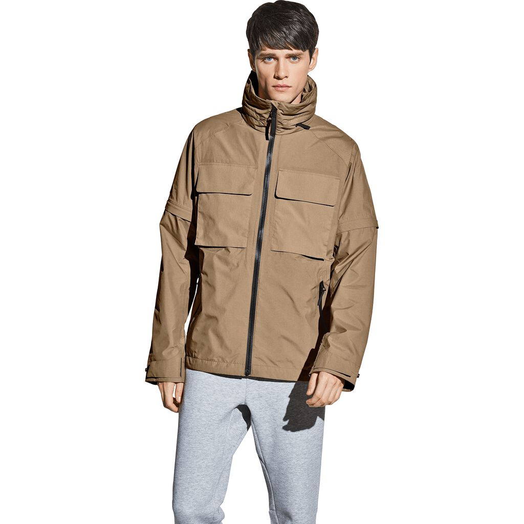 Jack Wolfskin KAROO hardshell μπουφαν ανδρικα καφε | GR3029522